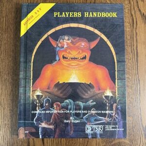 Advanced Dungeons & Dragons Players Handbook 1st Edition Gary Gygax TSR 2010